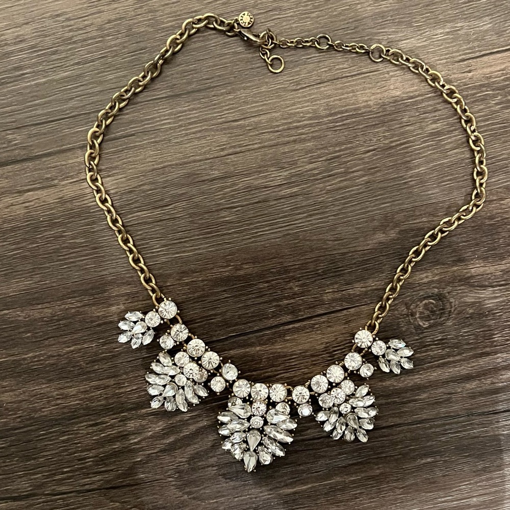 JCrew sparkly short adjustable necklace